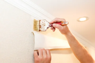 Pose de papier peint à Milly-sur-Thérain — revêtements muraux et toiles de verre